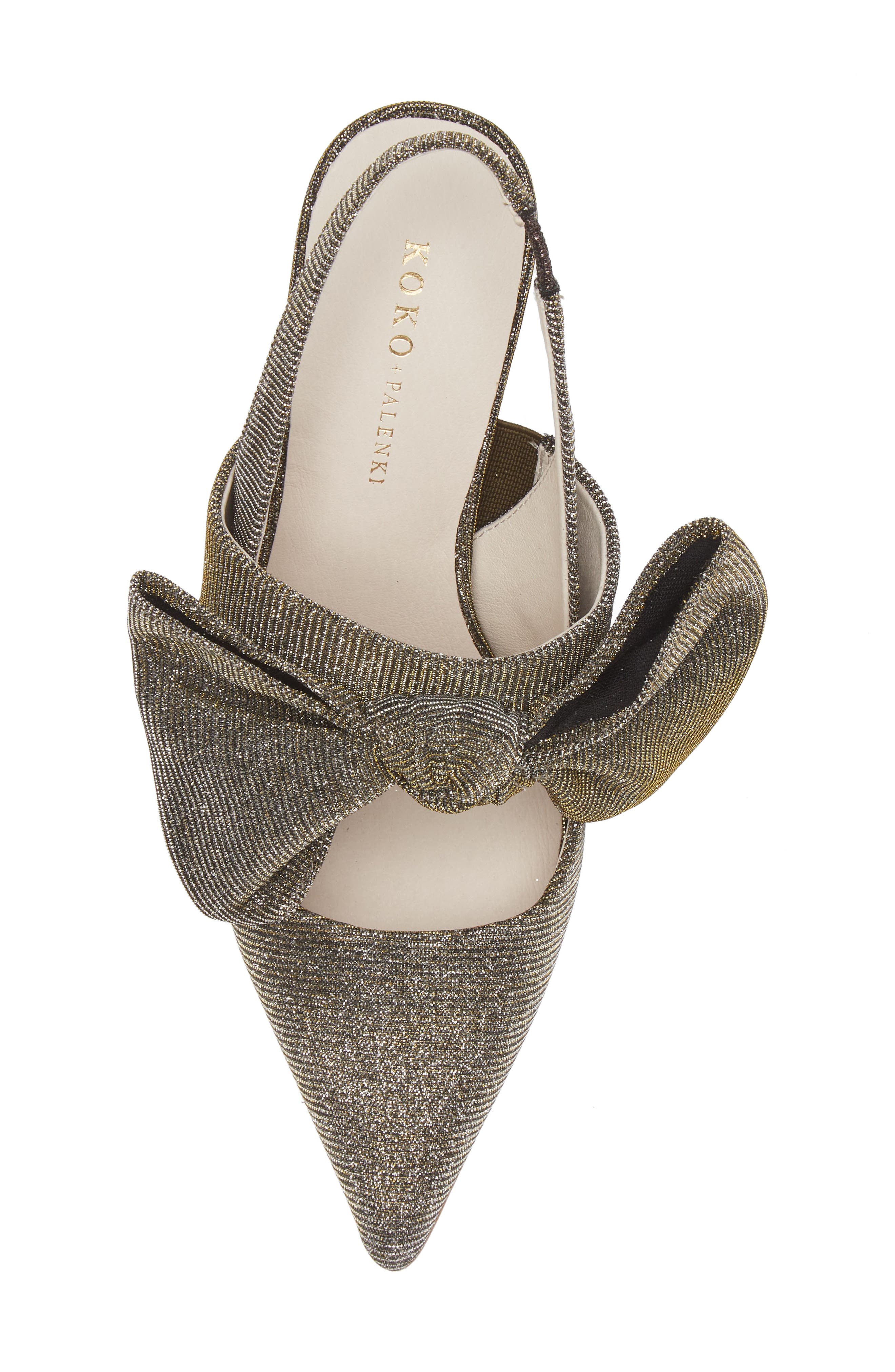 KOKO + PALENKI Francisme Pointed Toe Pump, Alternate, color, Bronze Iridescent Leather