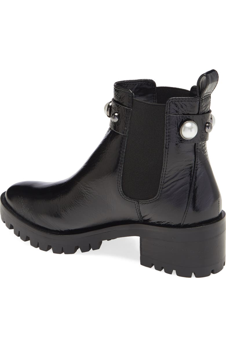 KARL LAGERFELD PARIS Pola Studded Chelsea Bootie, Alternate, color,