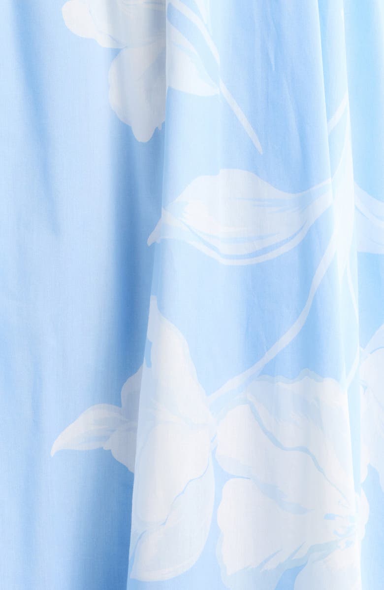 SUGARLIPS Afina Smocked Floral Maxi Dress, Alternate, color, Baby Blue/ Multi