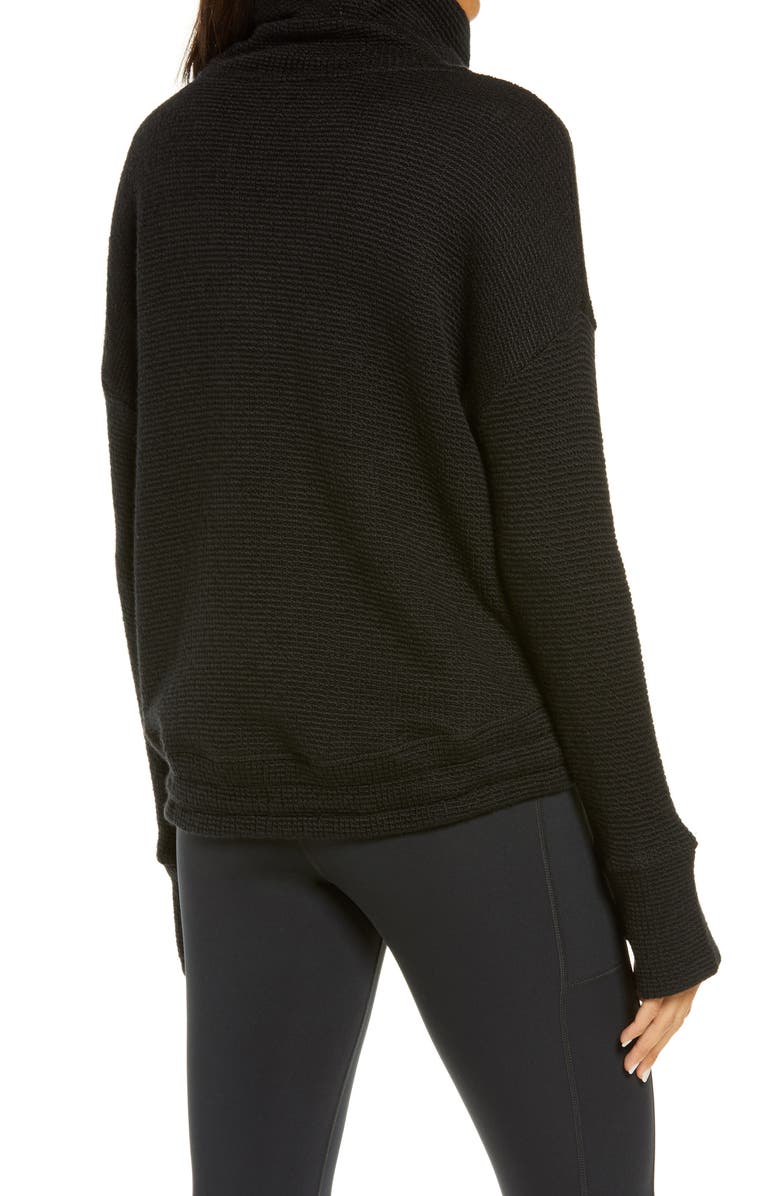 Sweaty Betty Bouclé Funnel Neck Sweatshirt, Alternate, color,