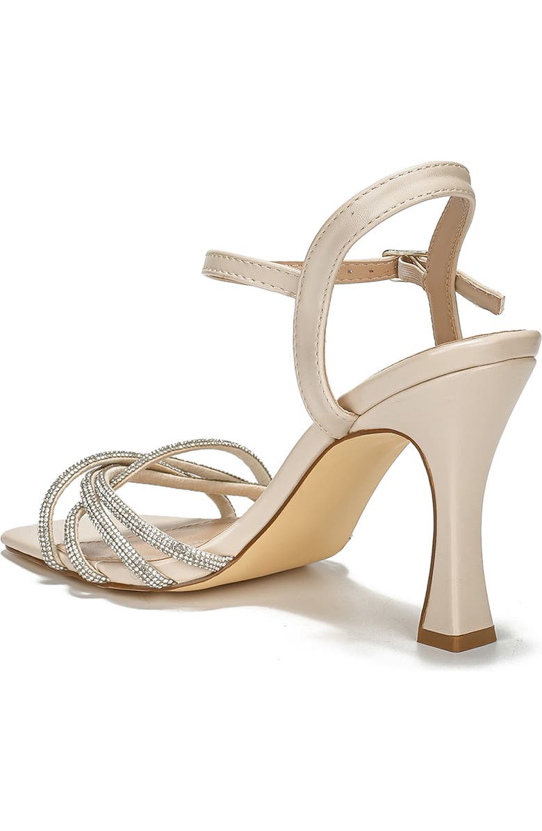 BERNESS Hilda Rhinestone Sandal, Alternate, color, Beige