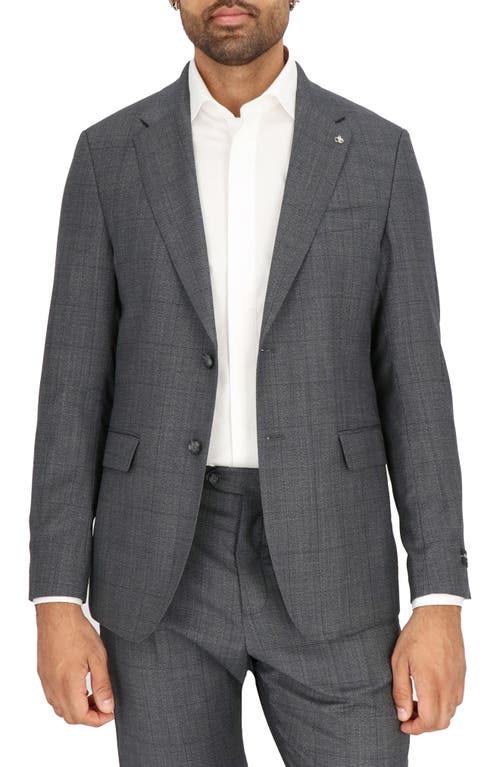 Scotch & Soda Men's Modern Fit Check Suit In Grey Windowpane