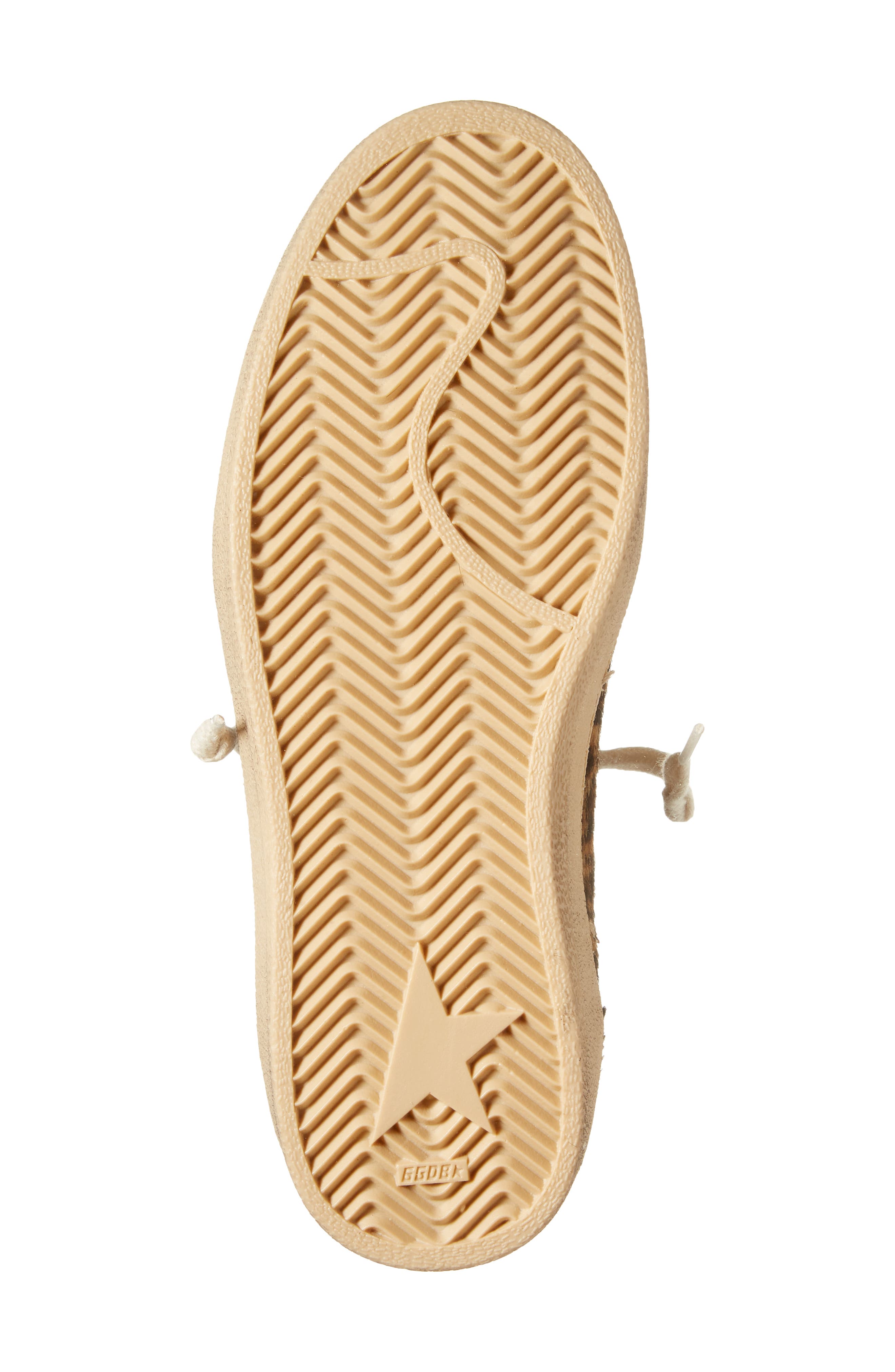 Golden Goose Ball Star Genuine Calf Hair Sneaker, Alternate, color, Leopard/ Ice/ Red