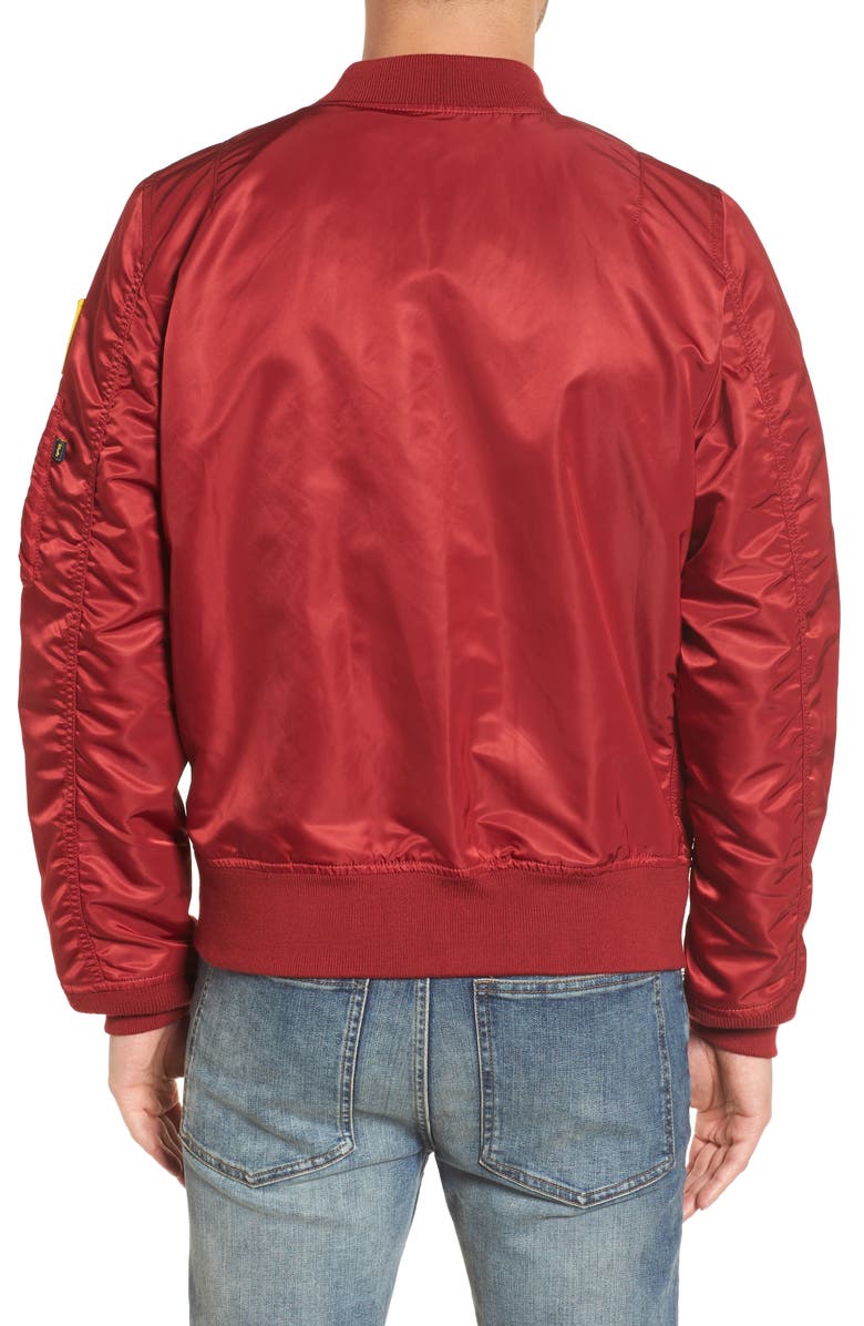 Alpha Industries Lightweight NASA L-2B Bomber Jacket, Alternate, color, 