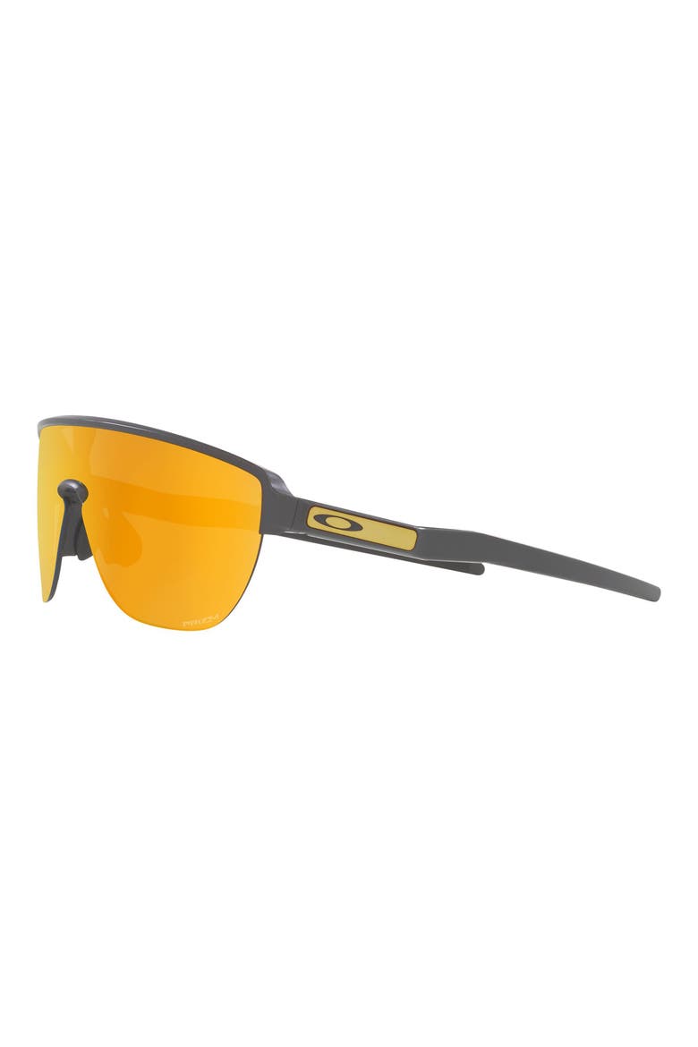 Corridor 142mm Semi Rimless Prizm™ Polarized Shield Sunglasses, Alternate, color, GREY JEANS