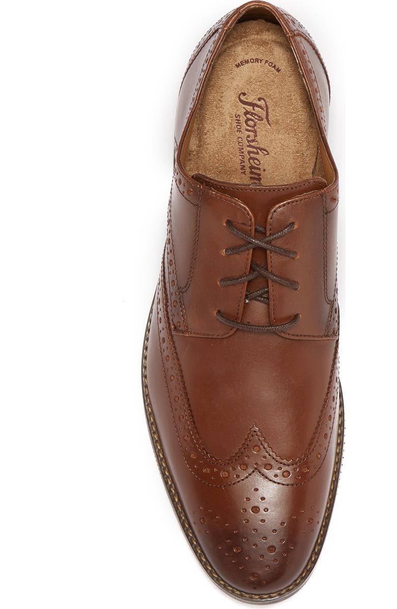 Florsheim Matera Leather Wingtip Oxford, Alternate, color,