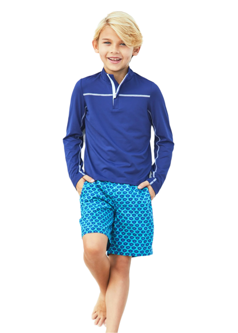 Boy's Zip Rashguard