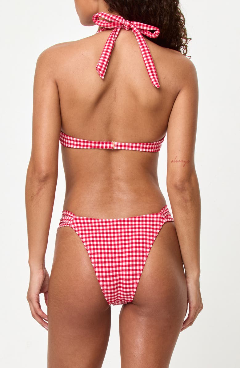 LSPACE Dolce Bitsy Bikini Bottoms, Alternate, color, Lipstick Red