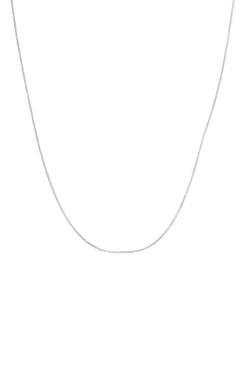 10K Gold Box Chain Necklace