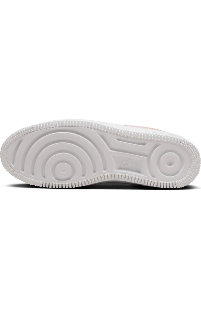 Nike Air Force 1 Sage Low Platform Sneaker, Alternate, color, White/ Guava Ice-Sail