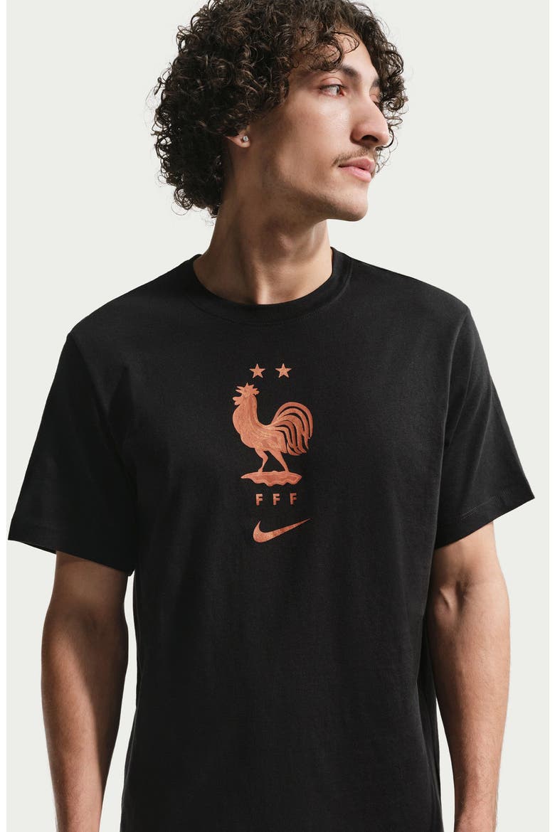 FFF Crest Cotton Graphic T-Shirt, Alternate, color, BLACK