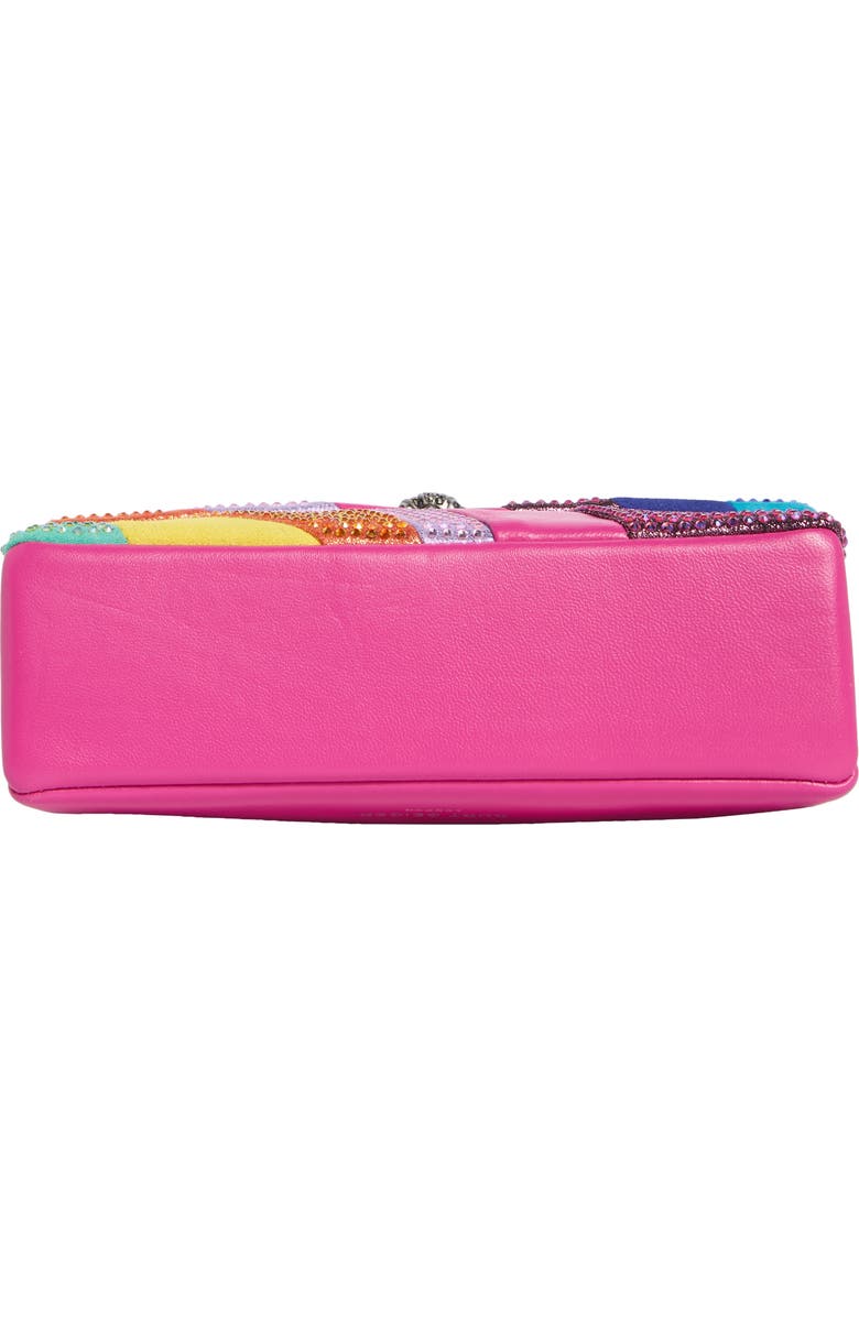 Kurt Geiger London Mini Kensington Convertible Leather Crossbody Bag, Alternate, color, Pink Multi