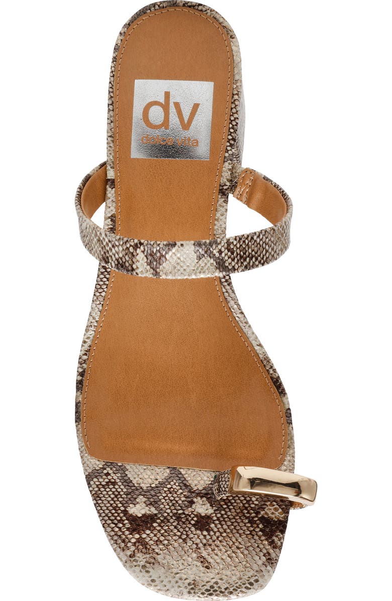 DV by Dolce Vita Legend Toe Loop Block Heel Sandal, Alternate, color, Exotic