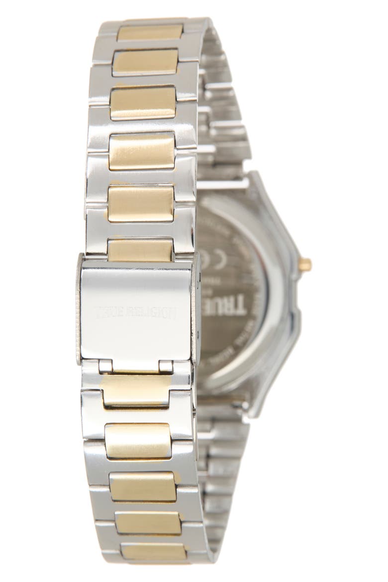 Digital Bracelet Watch, 34.5mm x 38mm, Alternate, color, TWO TONE