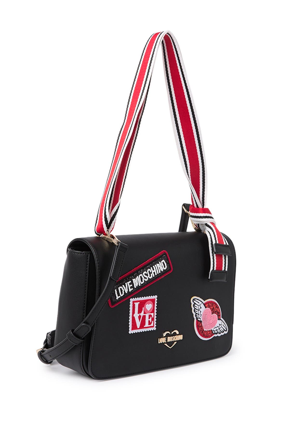 Love Moschino Patchwork Crossbody Bag (Men) | Nordstromrack