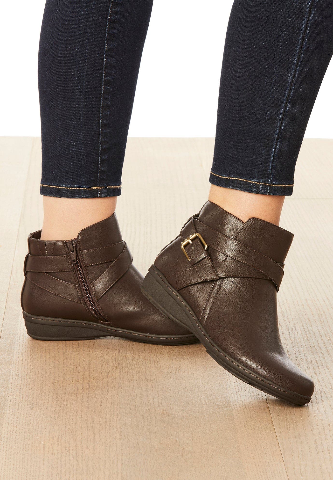 The Bronte Bootie, Alternate, color, DARK BROWN