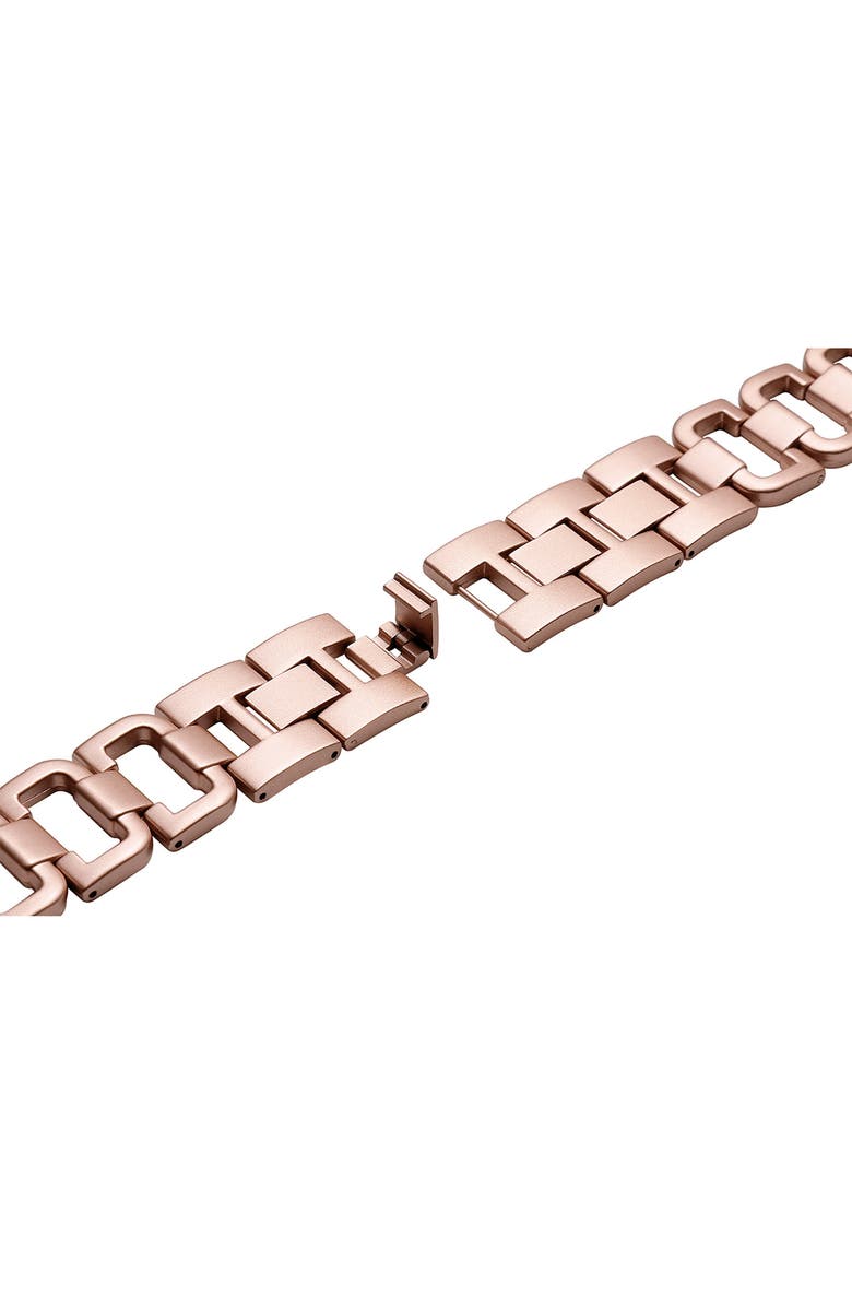 The Posh Tech Tiana Rose Gold IP Apple Watch<sup>®</sup> Watchband, Alternate, color, Rose Gold
