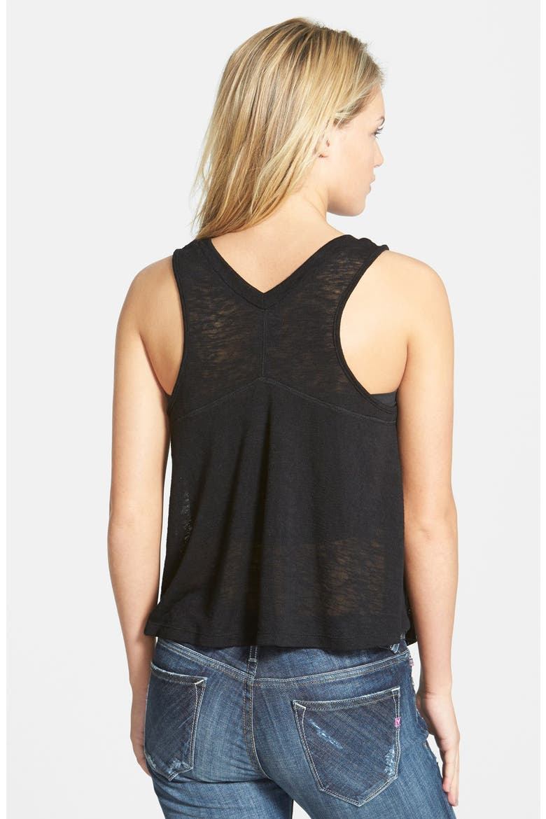 Slub Swing Tank, Alternate, color, BLACK