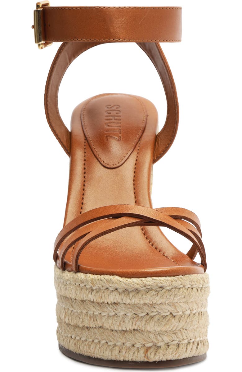 Schutz Alexandra Espadrille Platform Wedge Sandal, Alternate, color,