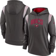 Nike Women's Nike Pewter Tampa Bay Buccaneers Sideline Stack Performance Pullover Hoodie