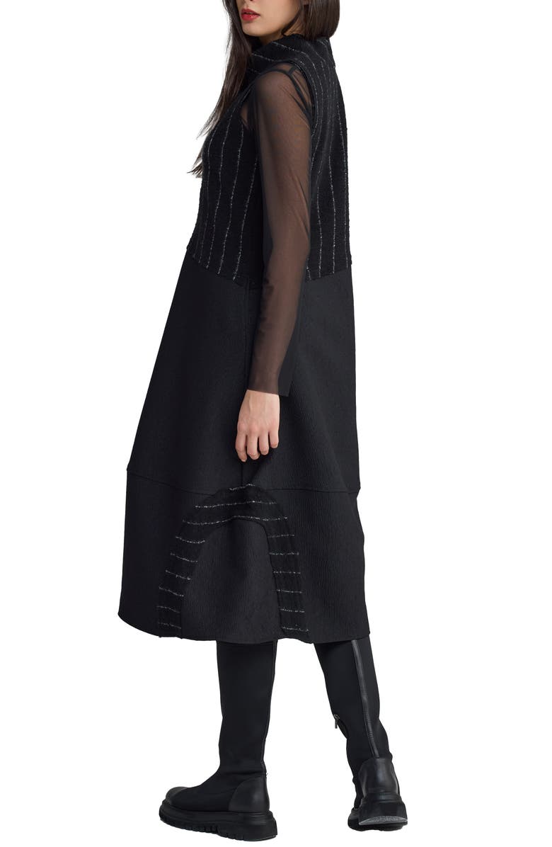 LUUKAA Faylen Balloon-Shaped Dress, Alternate, color, Monochrome Black