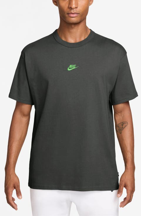 Sportswear Embroidered Swoosh Cotton T-Shirt
