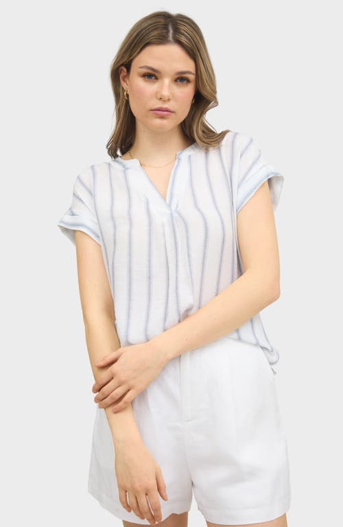 BLU PEPPER BLU PEPPER SPLIT NECK TOP