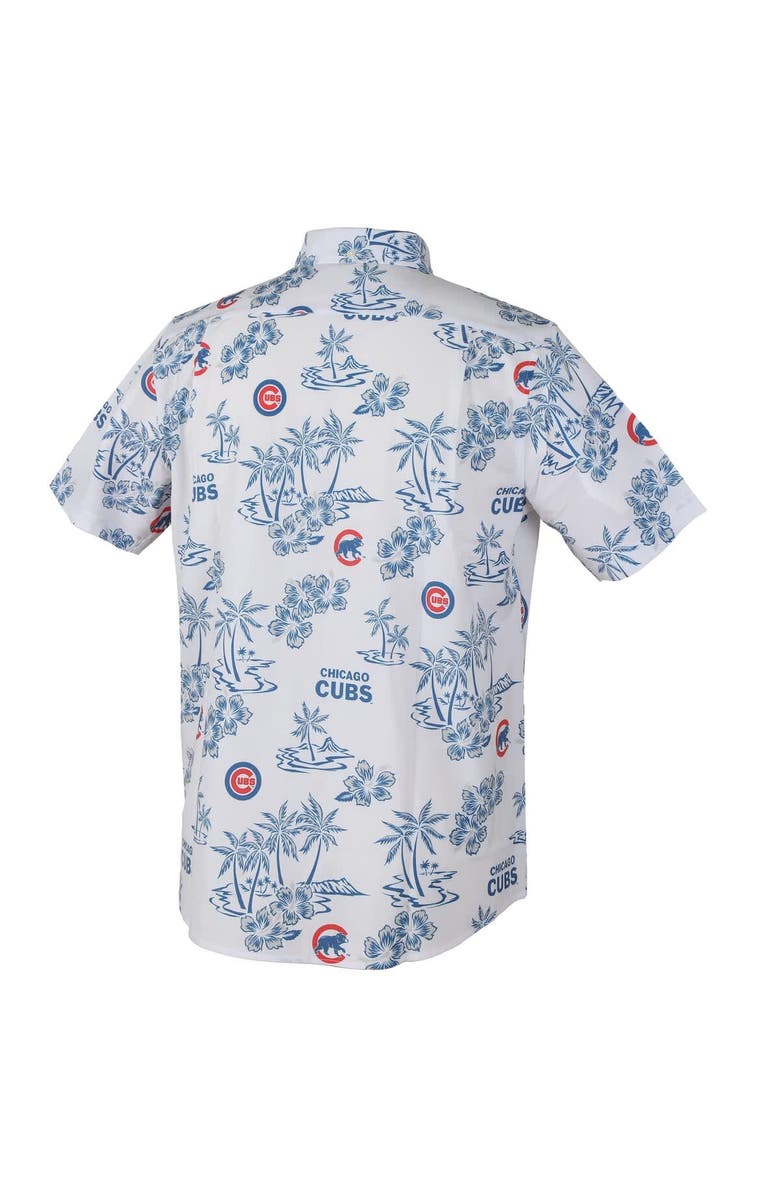 Reyn Spooner Men's Reyn Spooner  White Chicago Cubs Kekai Performance Button-Up Top, Alternate, color, 