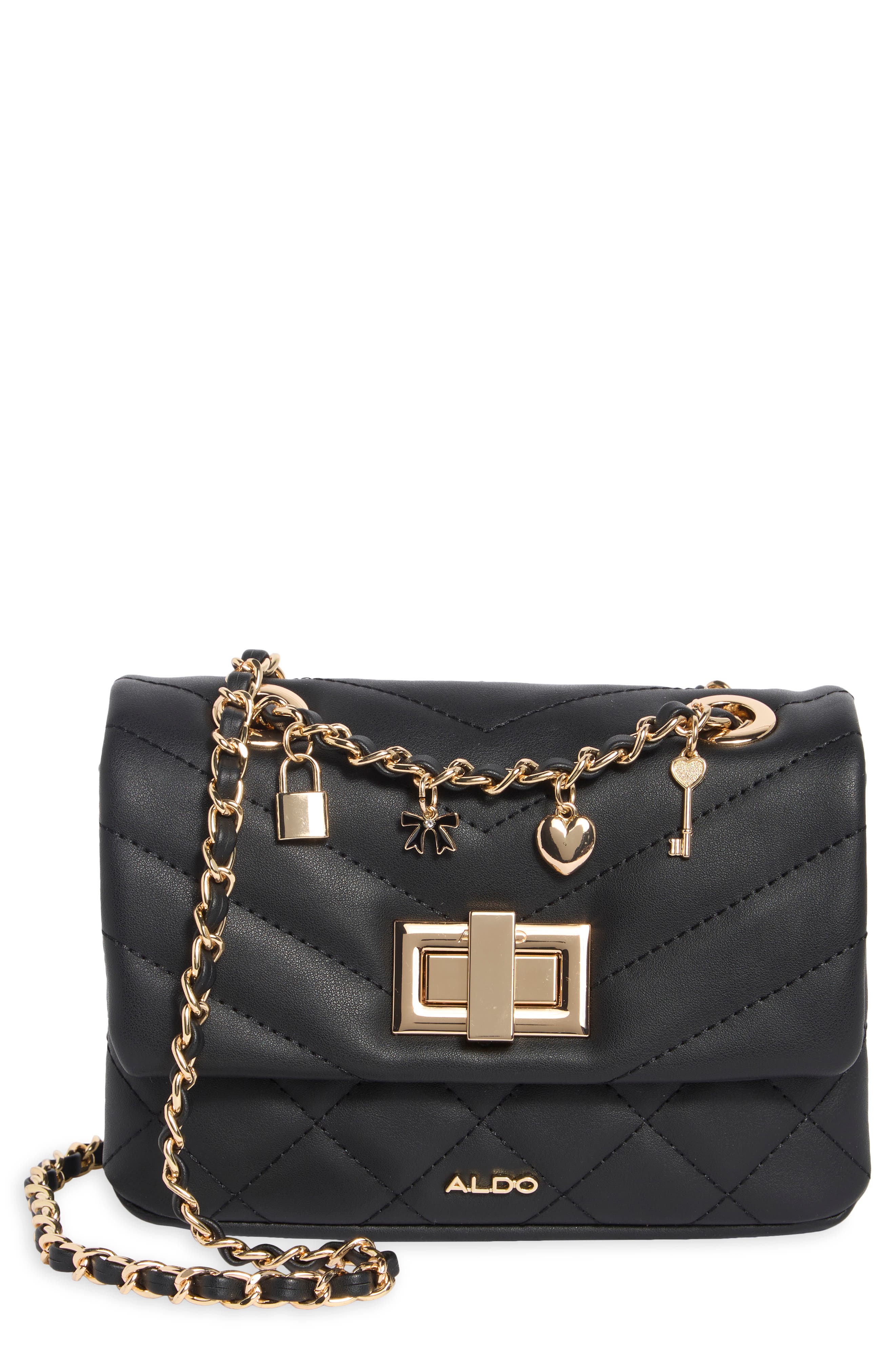 Alnilam Quilted Faux Leather Crossbody Bag