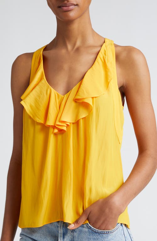 RAMY BROOK RAMY BROOK NELLIE RUFFLE SLEEVELESS TOP