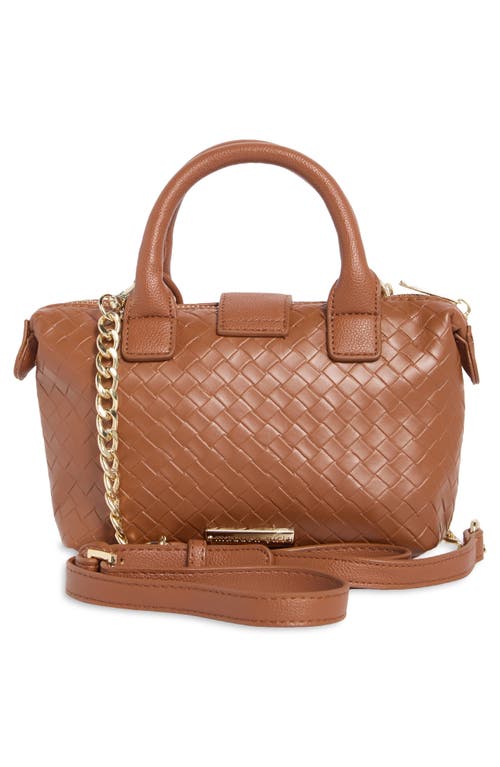 Madden Girl Mini Woven Tote In Brown