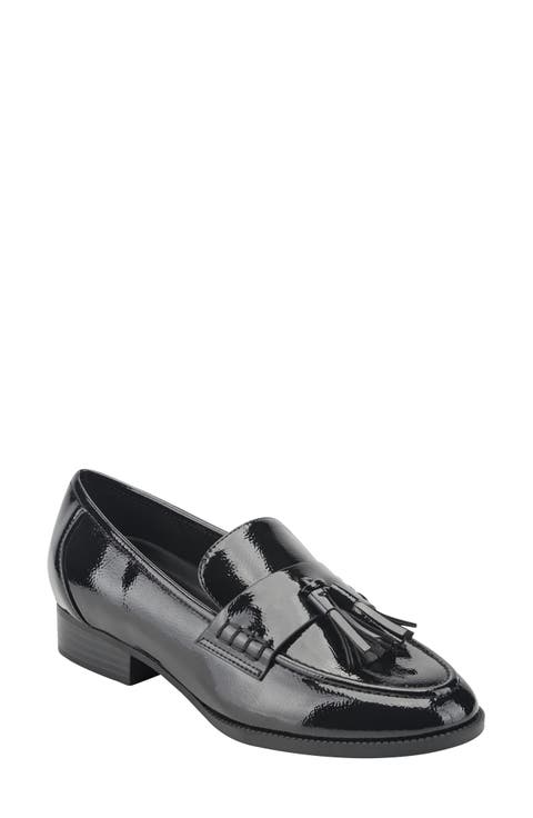 Irka Faux Patent Loafer