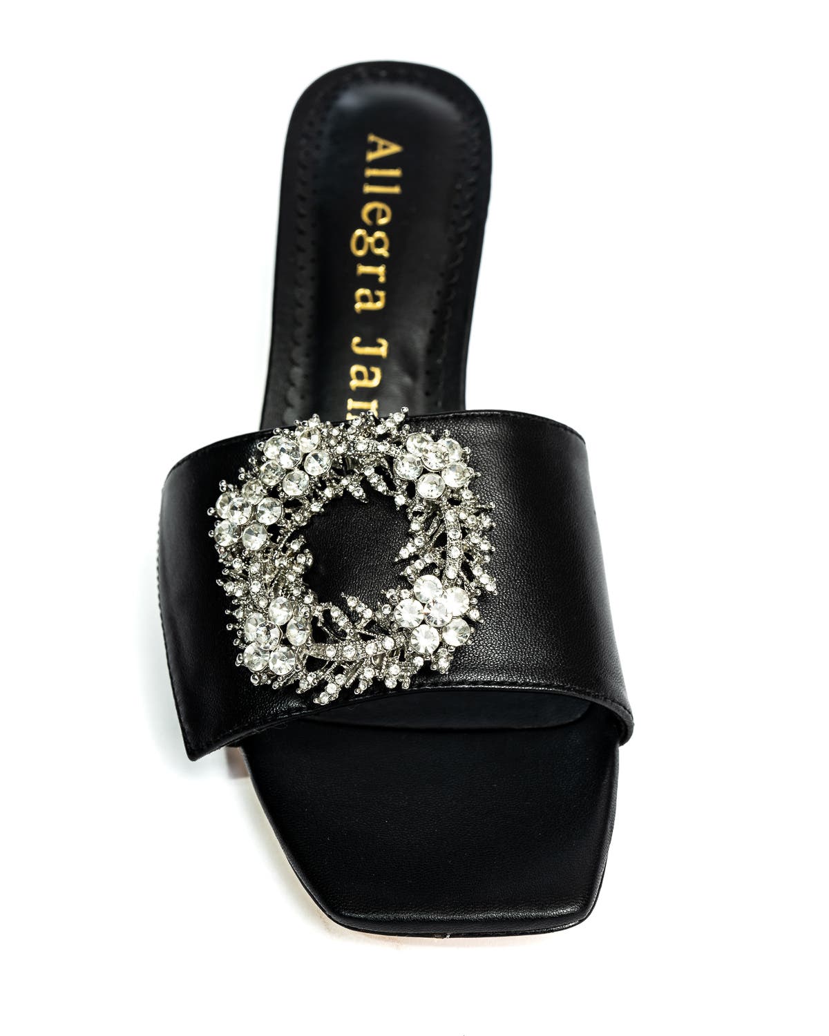Allegra James Harper Leather Sandal, Alternate, color, 