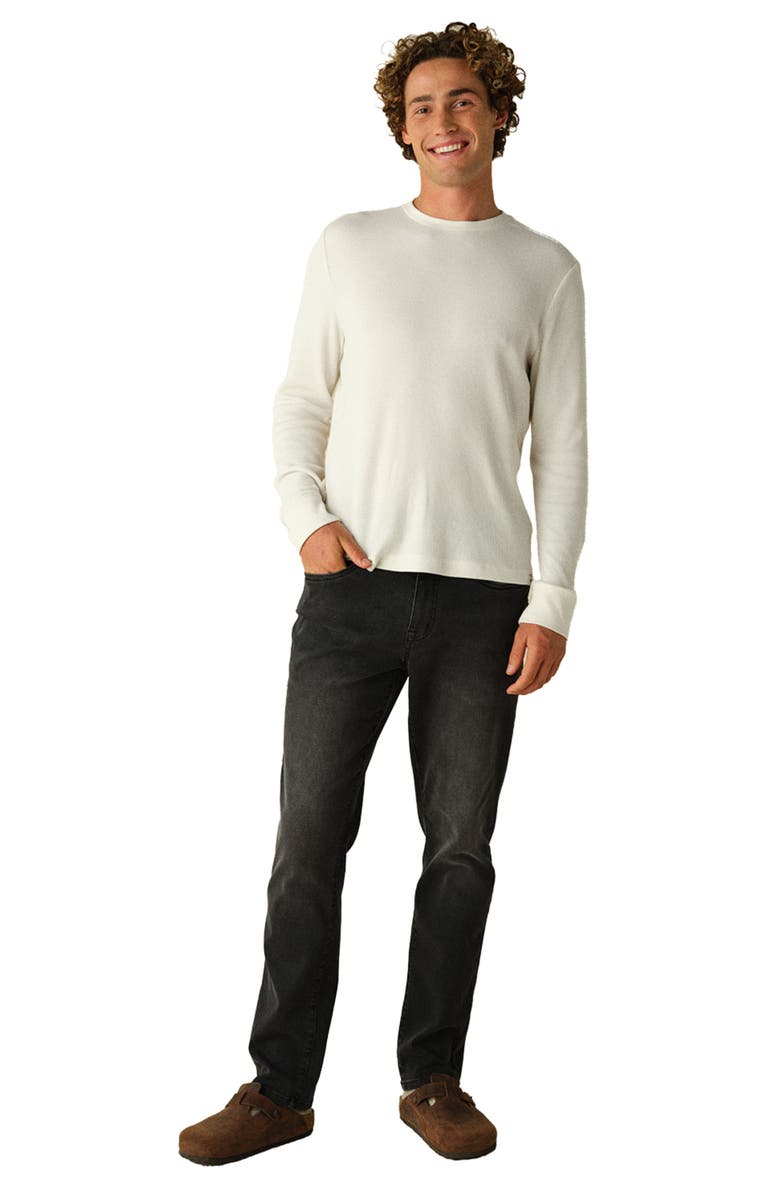 Fair Harbor Driftwood Straight Leg Jeans, Alternate, color, Black Wash (025)