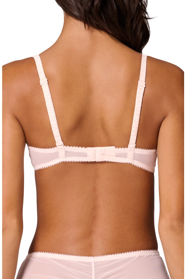 Intrigue Sheer Full Coverage Underwire Plunge Bra, Alternate, color, SAKURA PINK