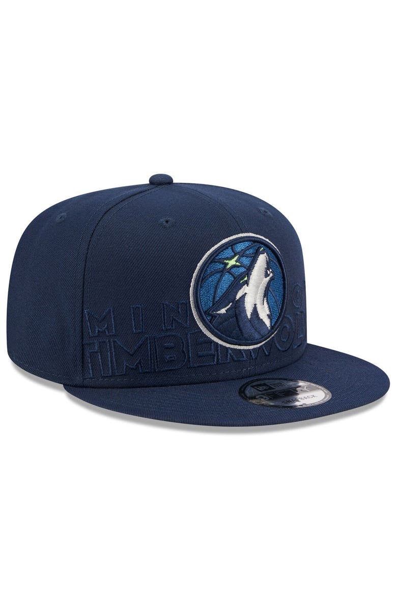 New Era Men's New Era  Navy Minnesota Timberwolves 2023 NBA Draft 9FIFTY Snapback Hat, Alternate, color, 