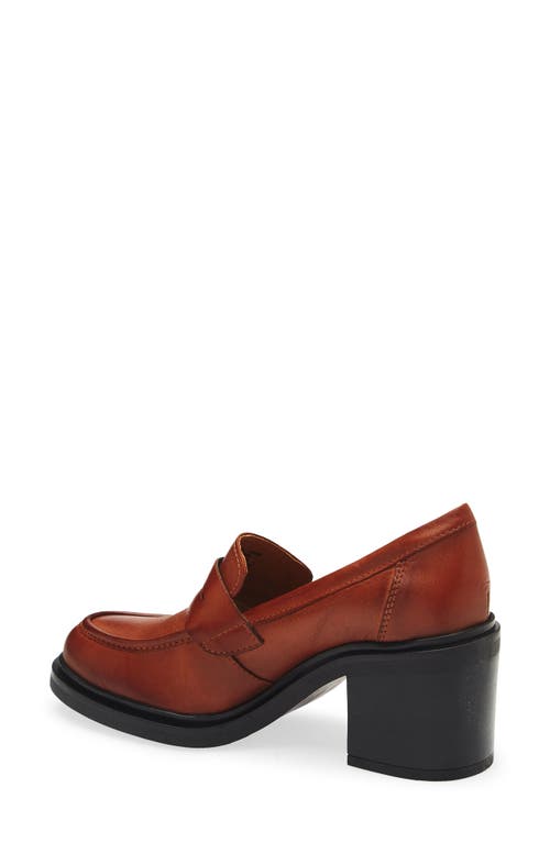 Miz Mooz Day Block Heel Penny Loafer