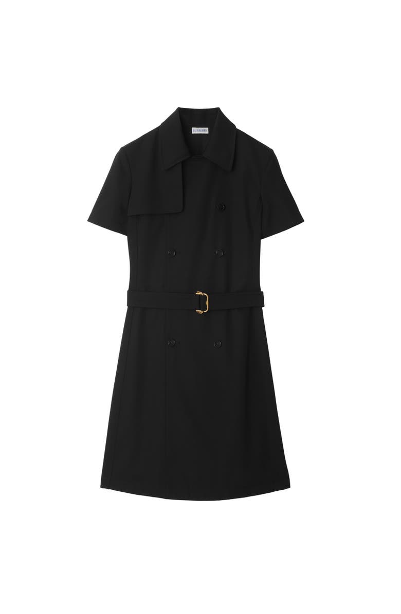 Burberry Wool Trench Dress, Alternate, color, 