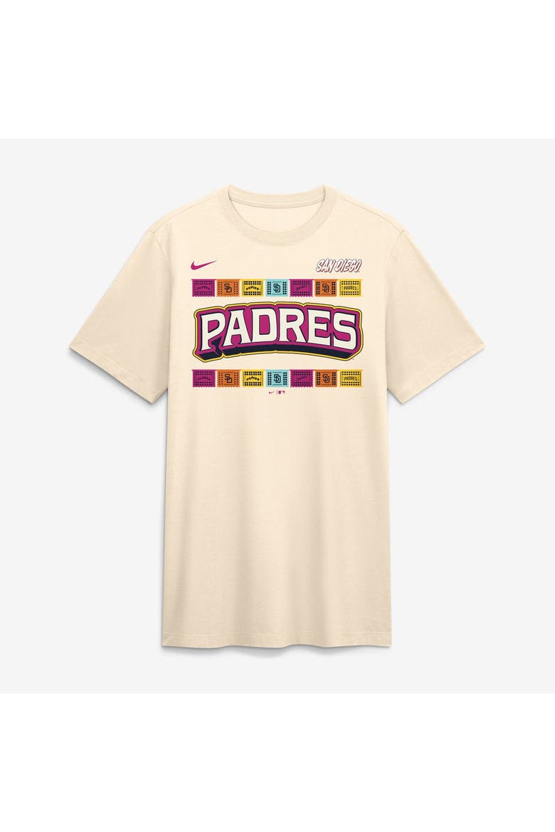 Men's Nike Tan San Diego Padres City Connect Legacy Tri-Blend T-Shirt, Alternate, color, Tan