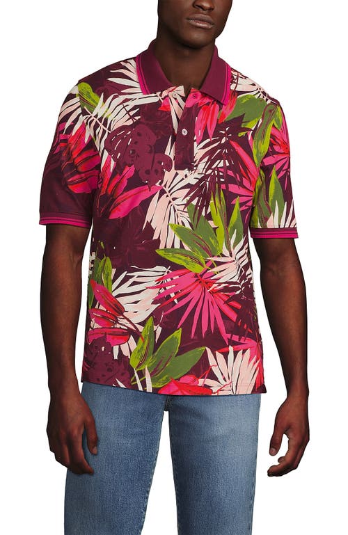Lands' End Short Sleeve Comfort-first Mesh Polo Shirt In Multi