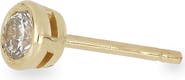 Bony Levy Bezel Diamond Single Stud Earring - 0.37 ctw.