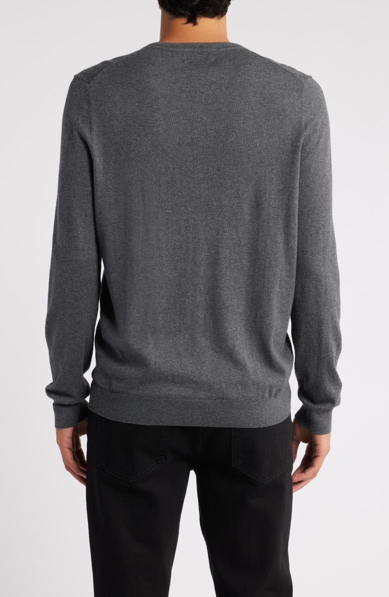 Nordstrom Cotton & Silk Crewneck Sweater, Alternate, color, 