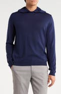 Bugatchi Merino Wool Hooded Sweater