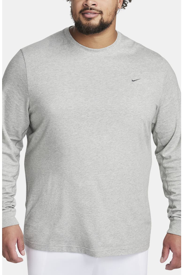 Dri-FIT Primary Long Sleeve T-Shirt, Alternate, color, 063 D GR H/SMKGRY