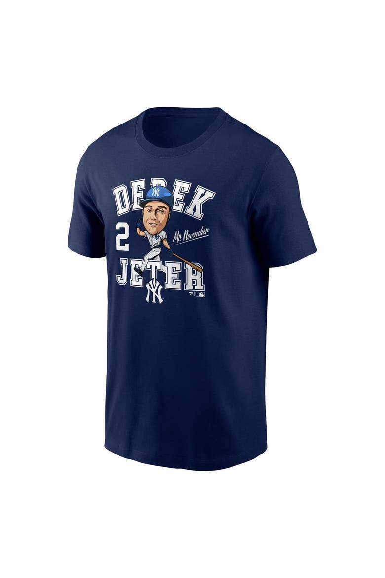 Men's Fanatics Derek Jeter Navy New York Yankees Hometown Caricature T-Shirt, Alternate, color, Navy