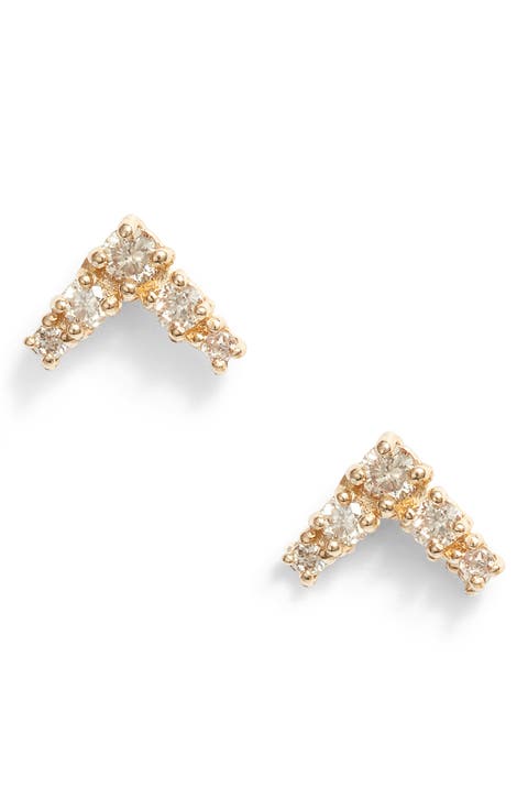 Vienna Diamond Stud Earrings