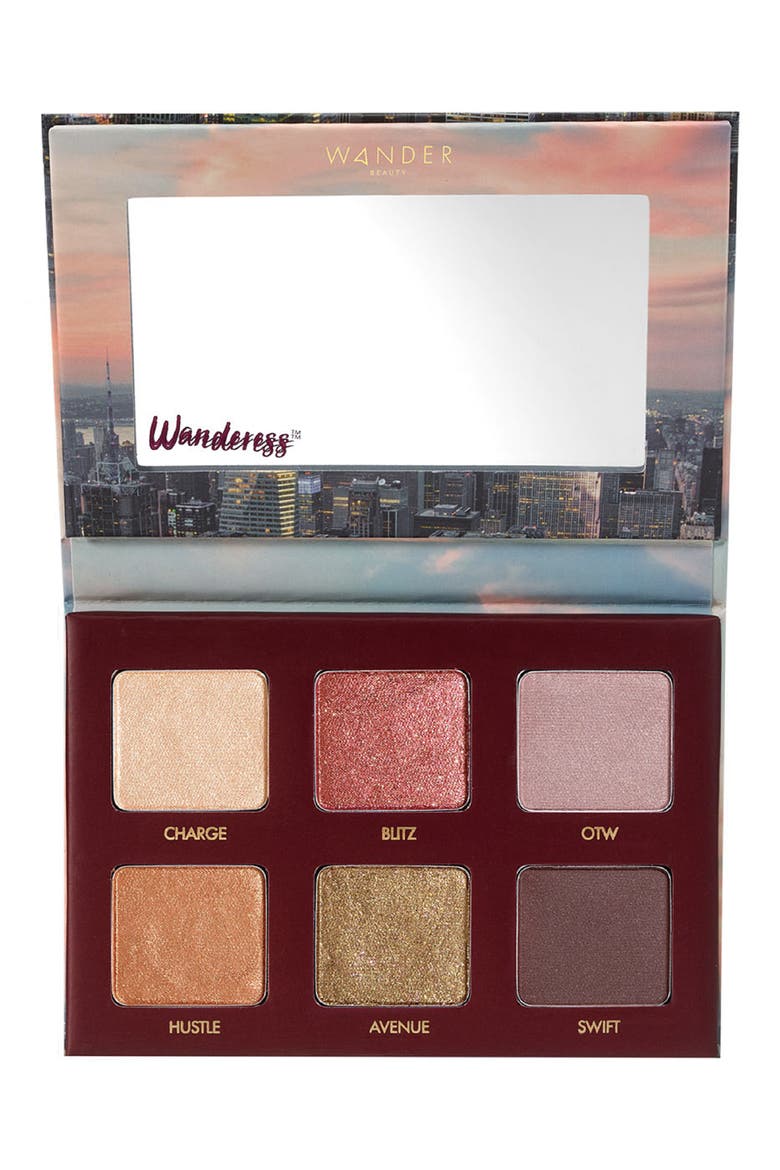Wanderess Rush Eyeshadow Palette, Main, color, NO COLOR