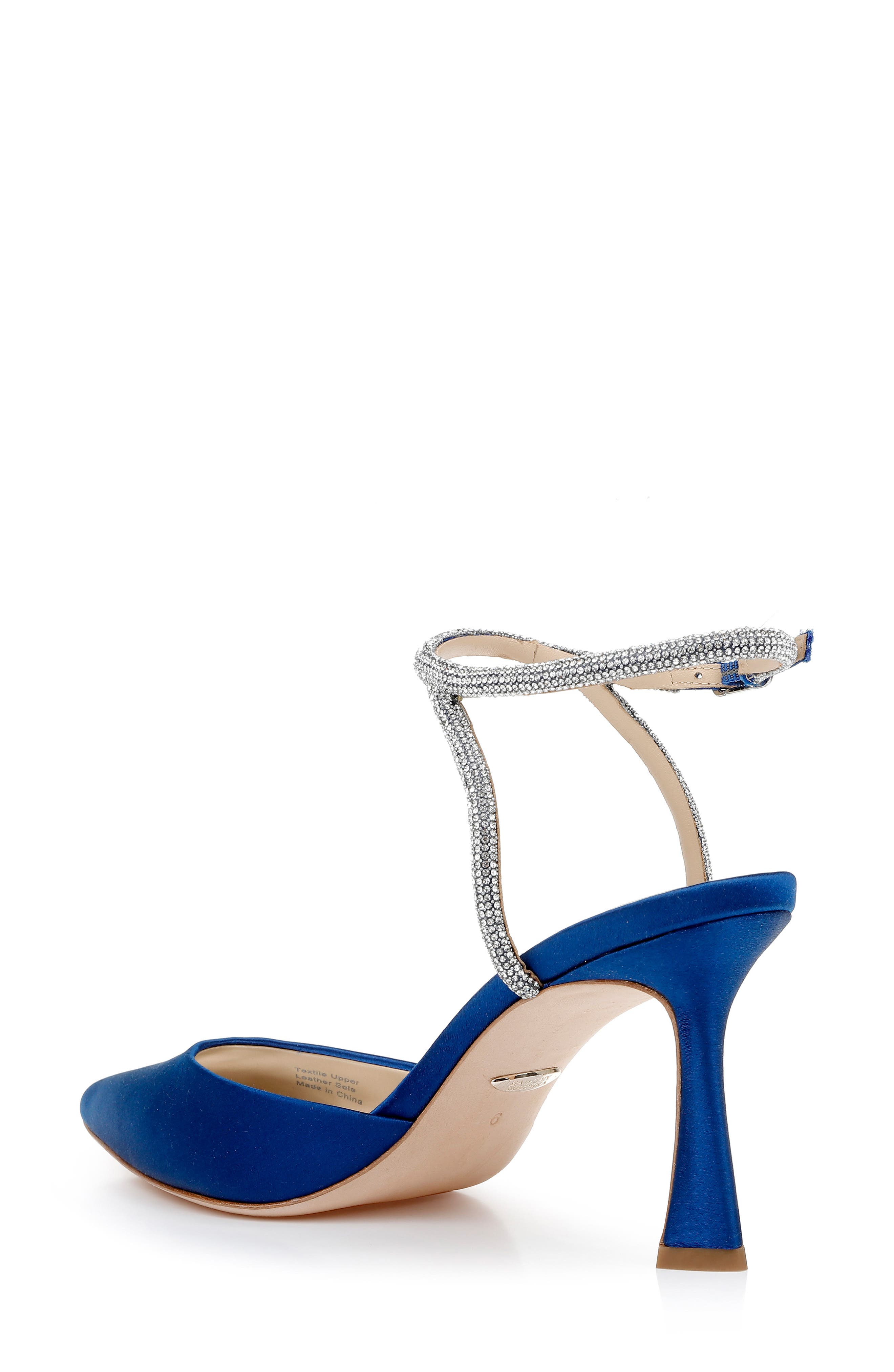 Kamilah Ankle Strap Pump, Alternate, color, ROYAL BLUE