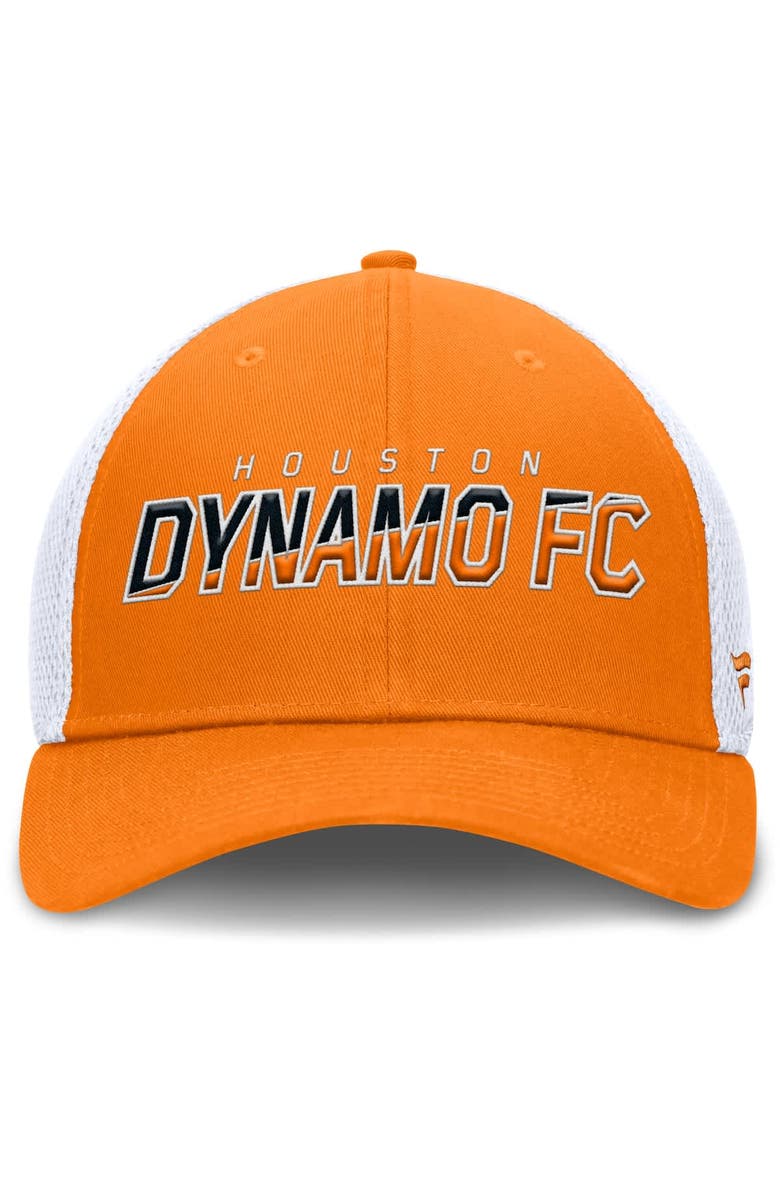 FANATICS Men's Fanatics Orange Houston Dynamo FC Rocket Flex Hat, Alternate, color, Orange