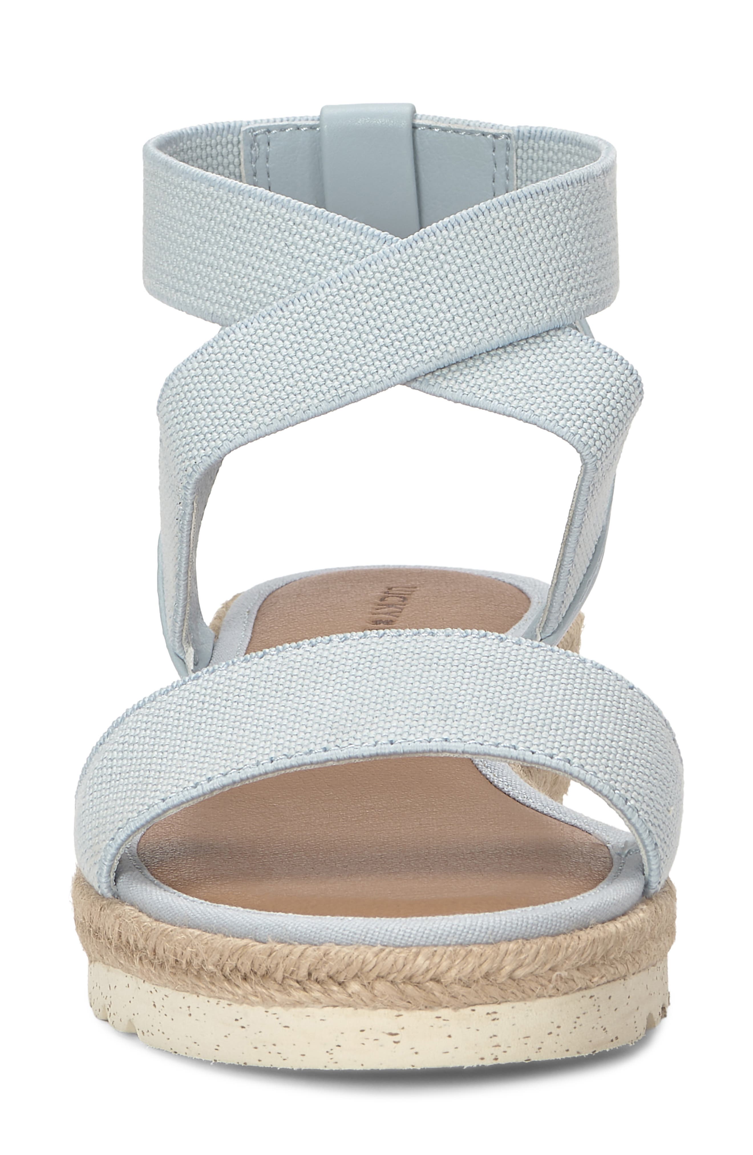 Lucky Brand Thimba Ankle Wrap Espadrille Sandal, Alternate, color, Celestial Blue